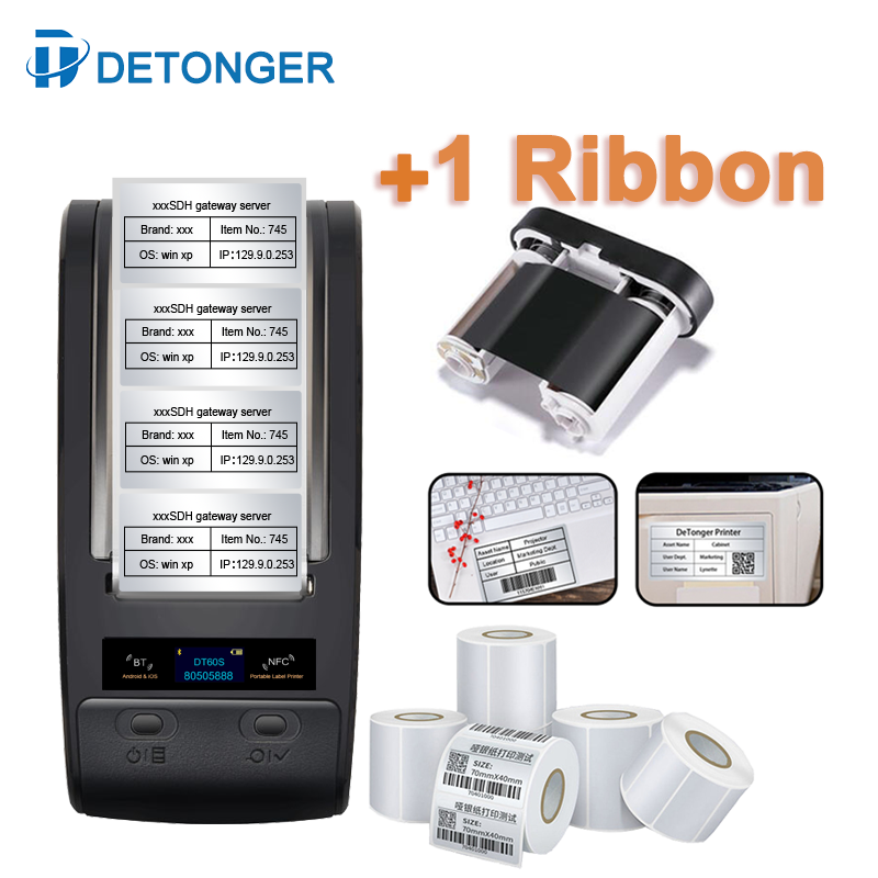 Commercial Ribbon Printing Machine - DETONGER Di Động In Chuyển Nhiệt