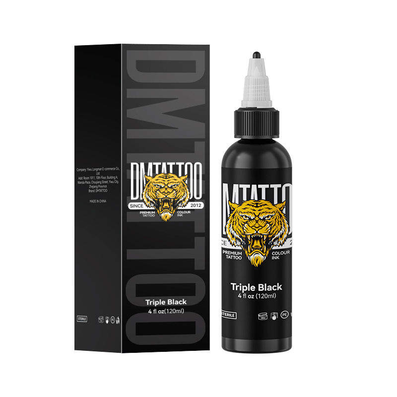 White Toner Transfer Paper - 120ml Tattoo Ink Pigment True Black/Triple