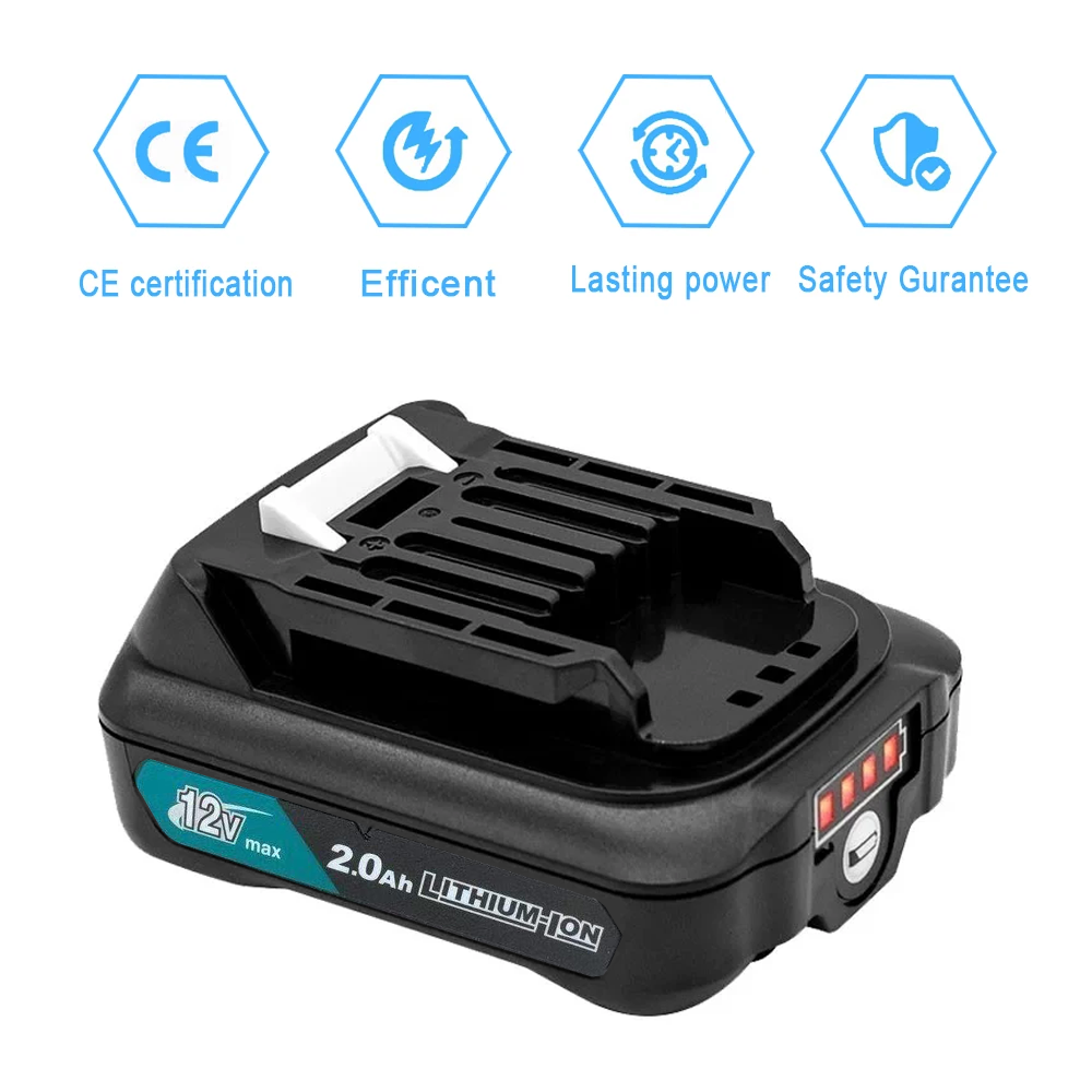 Makita Drill Hp1640 - *** 2.0Ah Rechargeable Li-ion Battery for