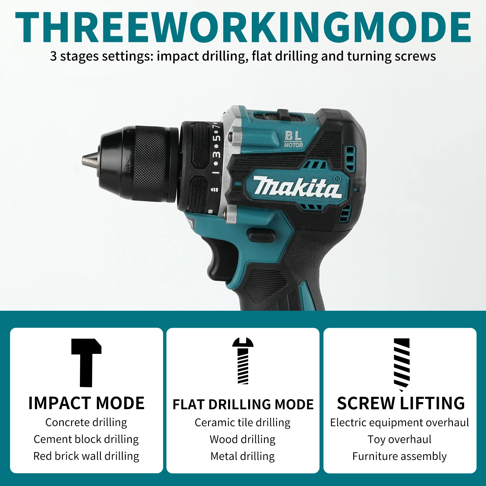 Makita DDF487 18V Lithium Dril - đánh giá và giá Makita Drill Ddf484