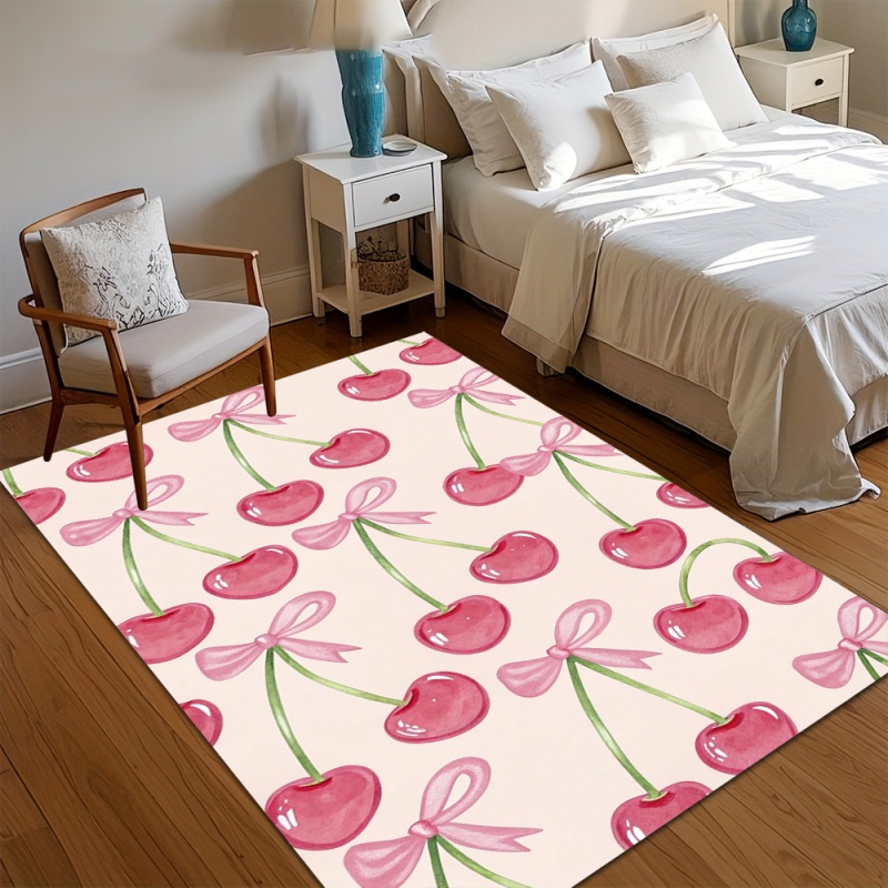 Cute Pink Striped Bow Area Rug - đánh giá và giá Commercial Ribbon Printing Machine