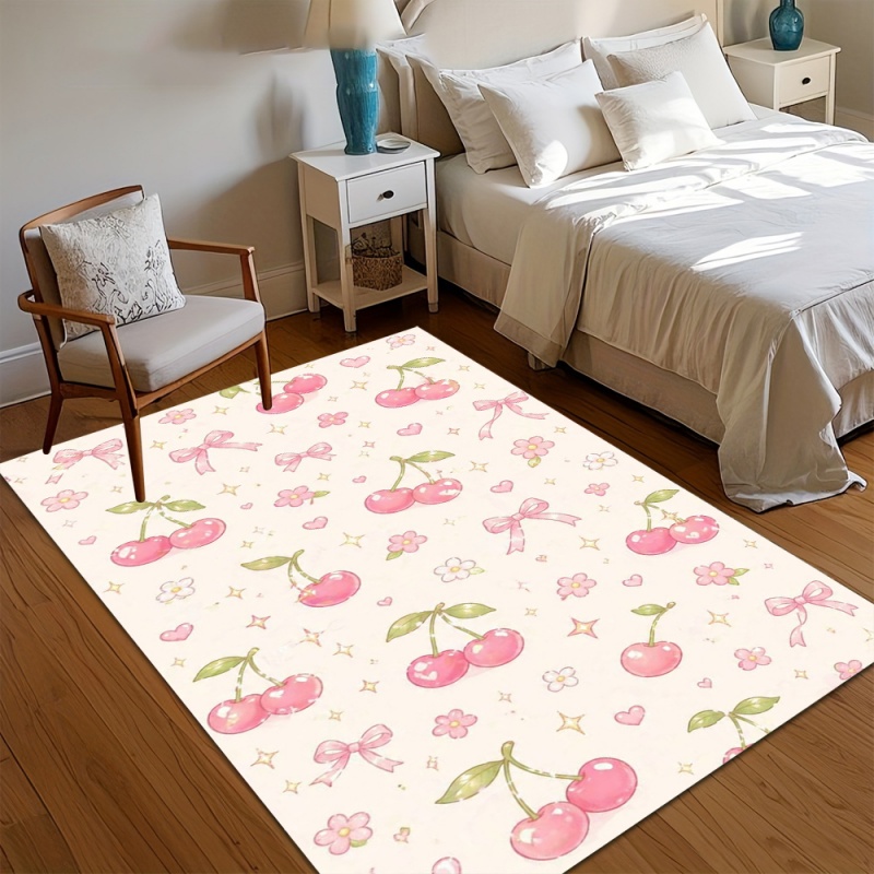 Cute Pink Striped Bow Area Rug - đánh giá và giá Commercial Ribbon Printing Machine
