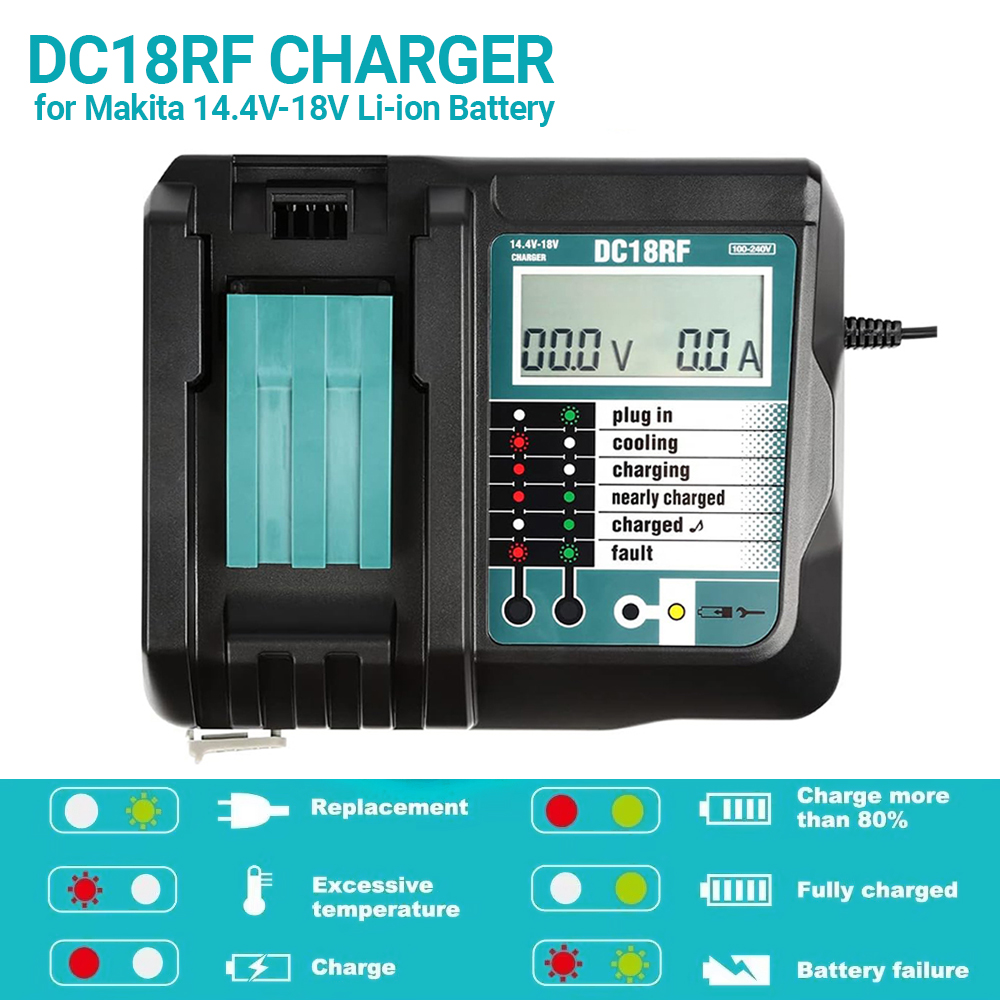 DC18RF Li-ion Super Fast Charg - đánh giá và giá Makita Drill Hp1640