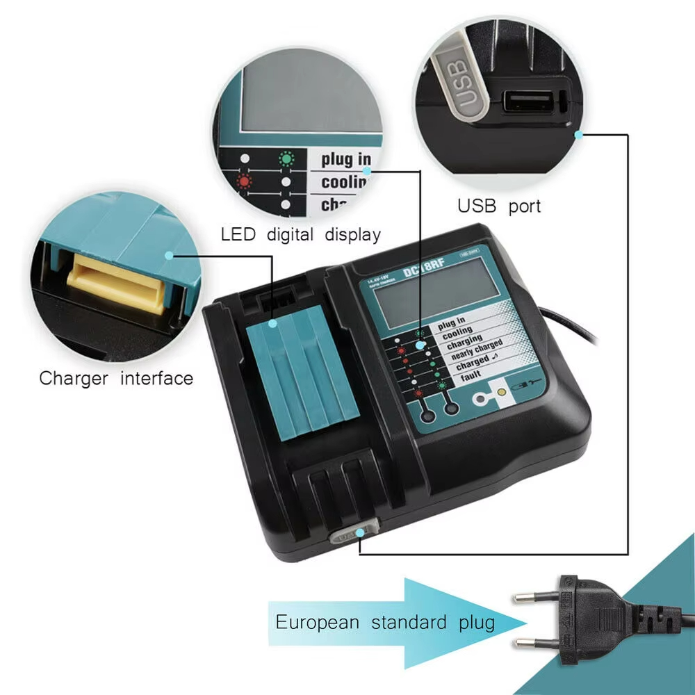 DC18RF Li-ion Super Fast Charg - đánh giá và giá Makita Drill Hp1640