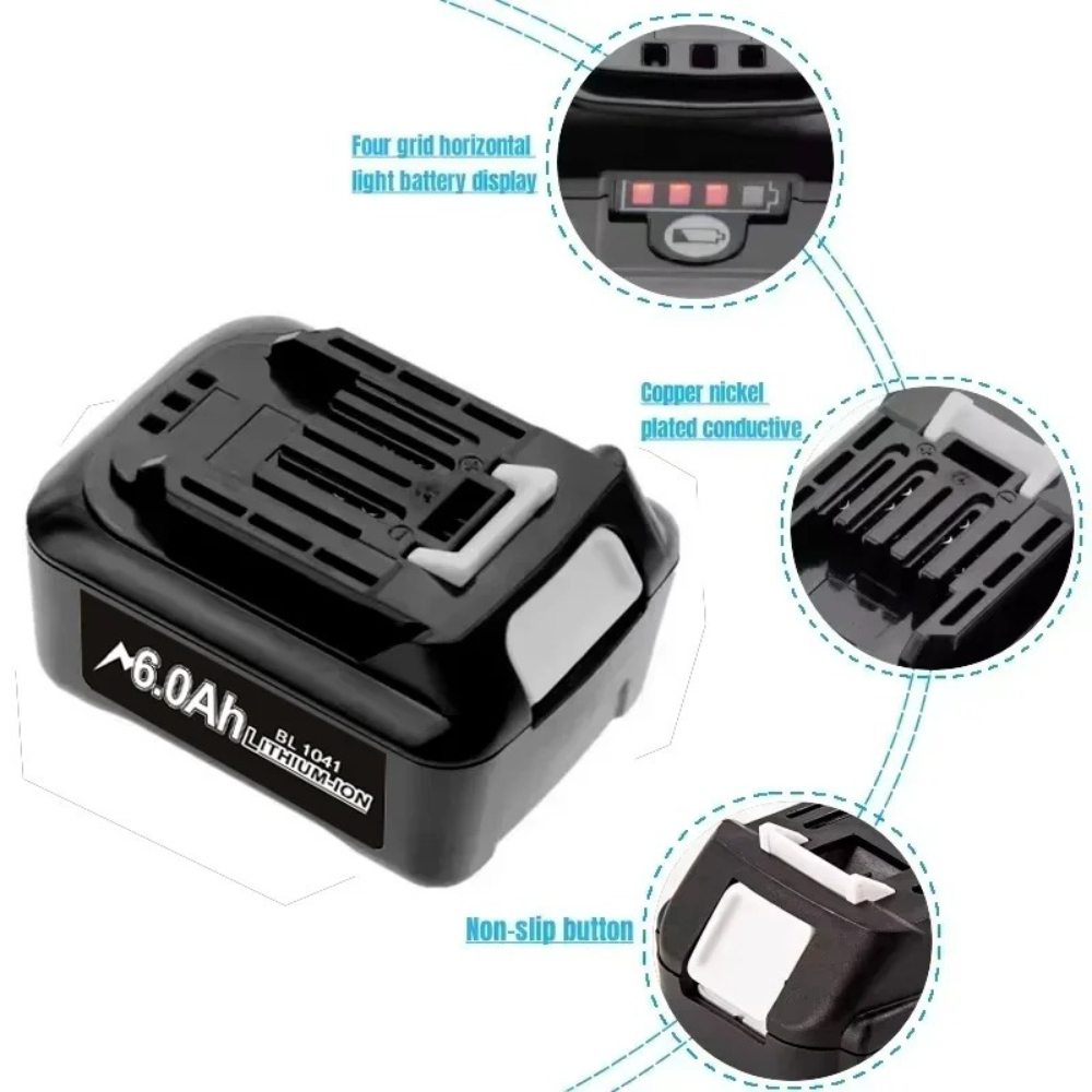 10.8V/12V 4000mAh/6000mAh Li-i - đánh giá và giá Makita Drill Hp1640