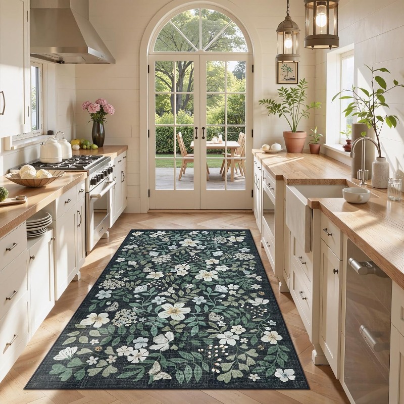 Floral Living Room Carpet Vint - đánh giá và giá Commercial Printing Online