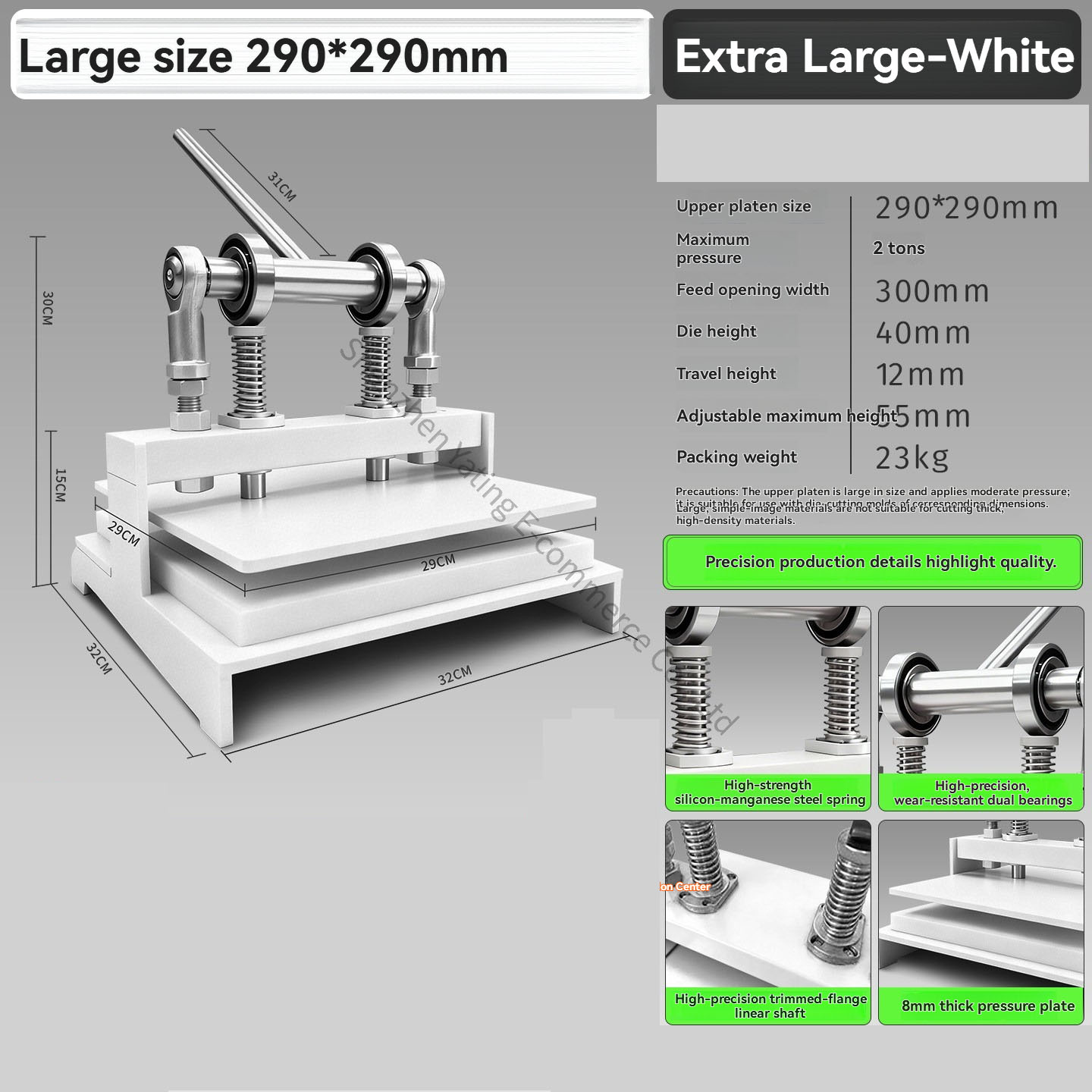 290X290 Cutting Machine Handma - đánh giá và giá Die Cutting Machine
