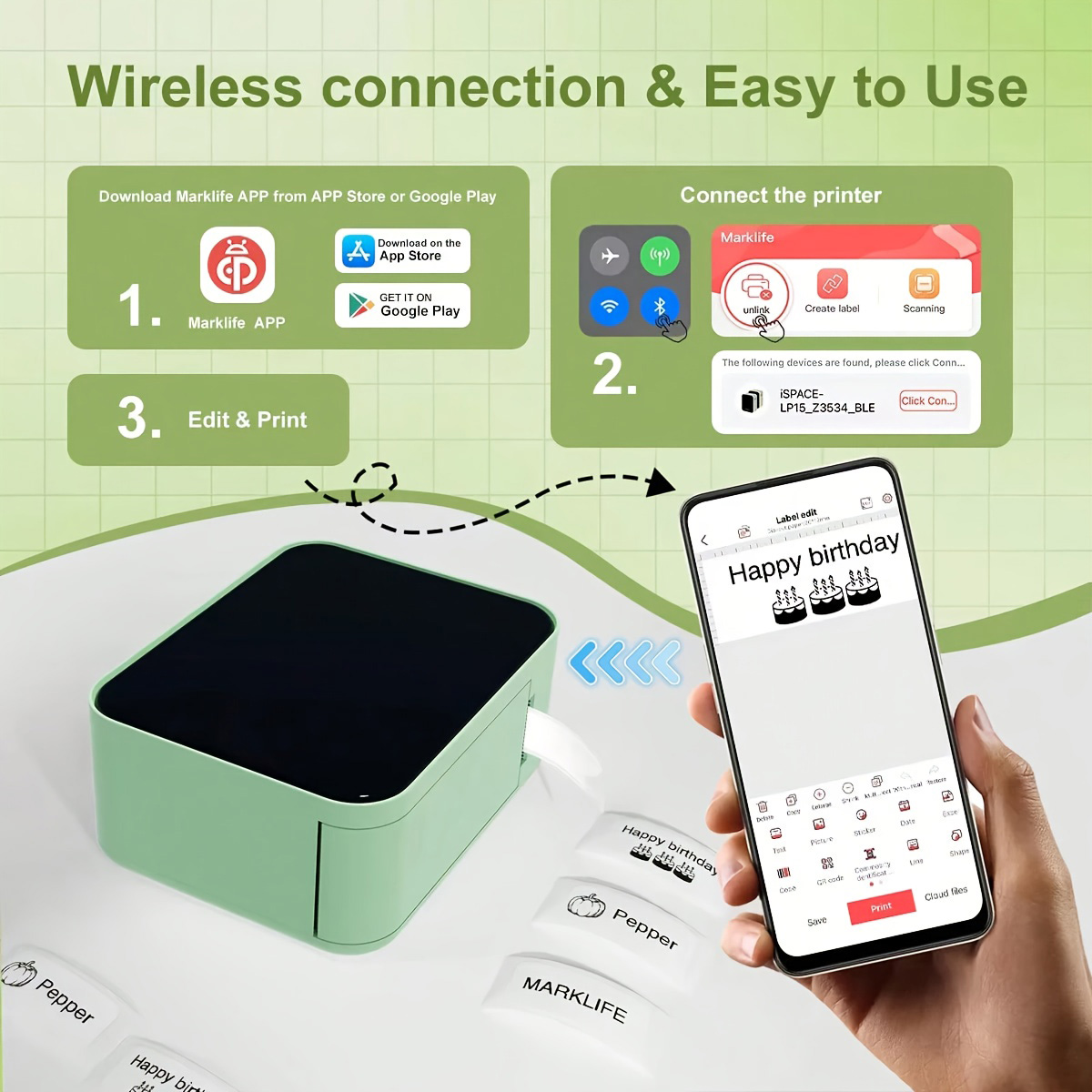 Marklife P15 Portable Printer  - đánh giá và giá Commercial Printing Network