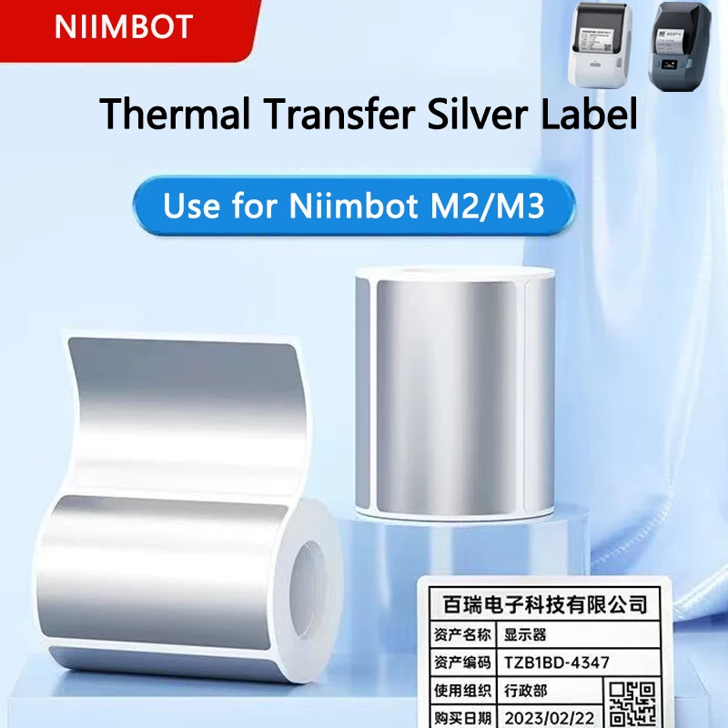 Niimbot M2/M3 Silver Label  He - đánh giá và giá Printable Heat Transfer Vinyl