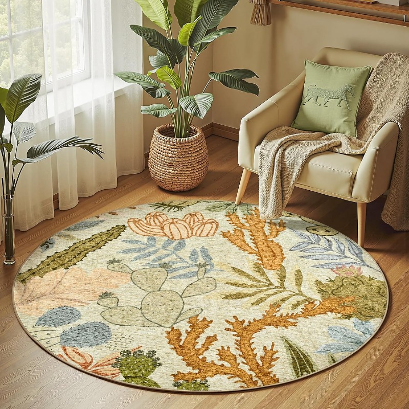 Round Living Room Carpet Vinta - đánh giá và giá Commercial Printing Online