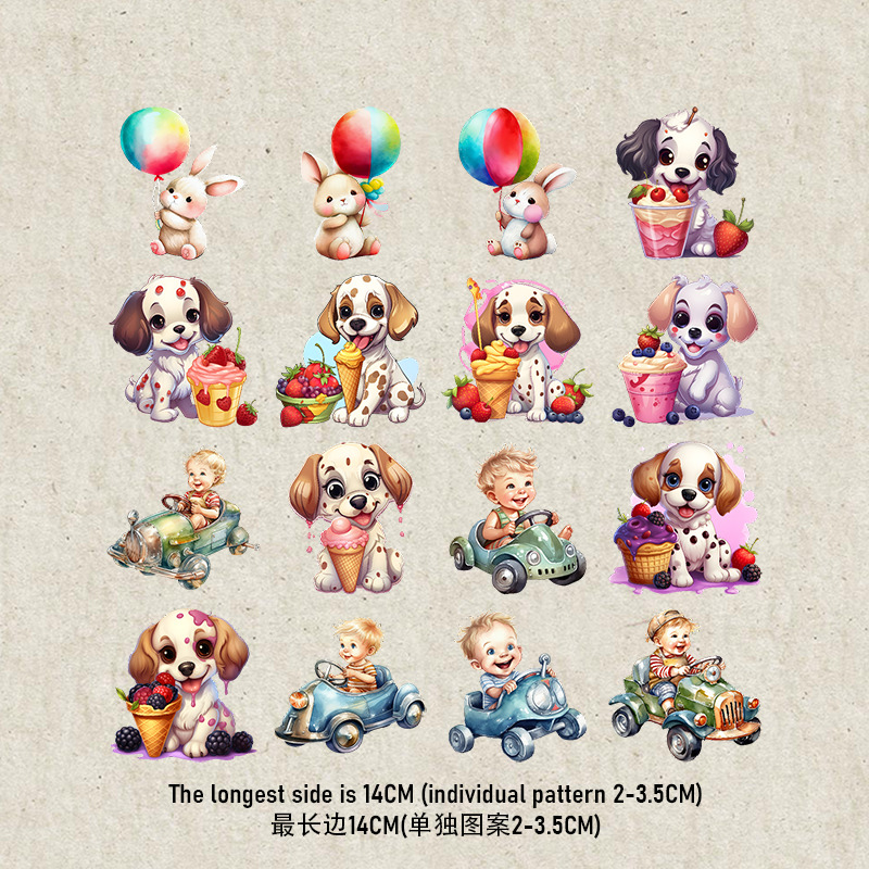 Cartoon cute animal rabbit set - đánh giá và giá Printable Heat Transfer Vinyl