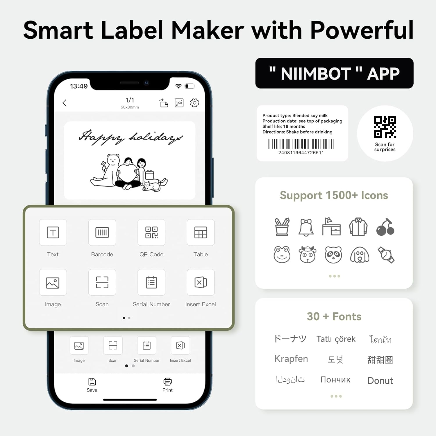 Niimbot B1 Printer Thermal Blu - đánh giá và giá Commercial Printing Network