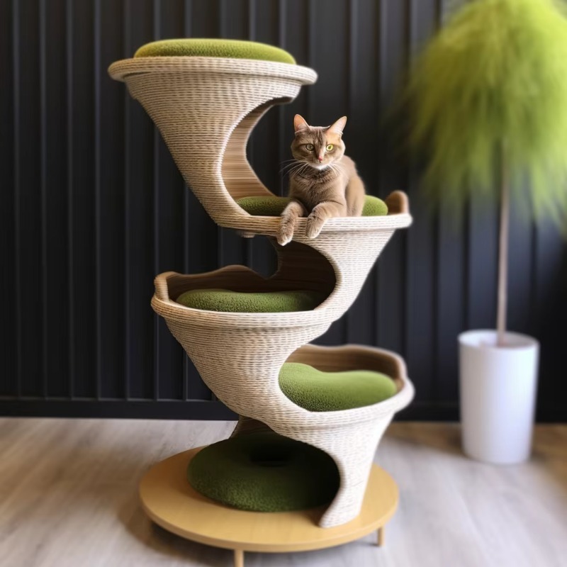 Modern Cat Apartment House, 3D - đánh giá và giá Commercial Printing House