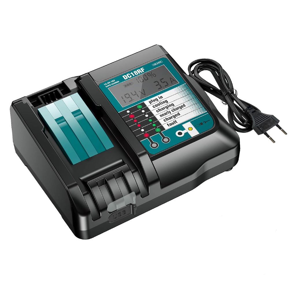 DC18RF Li-ion Super Fast Charg - đánh giá và giá Makita Drill Hp1640