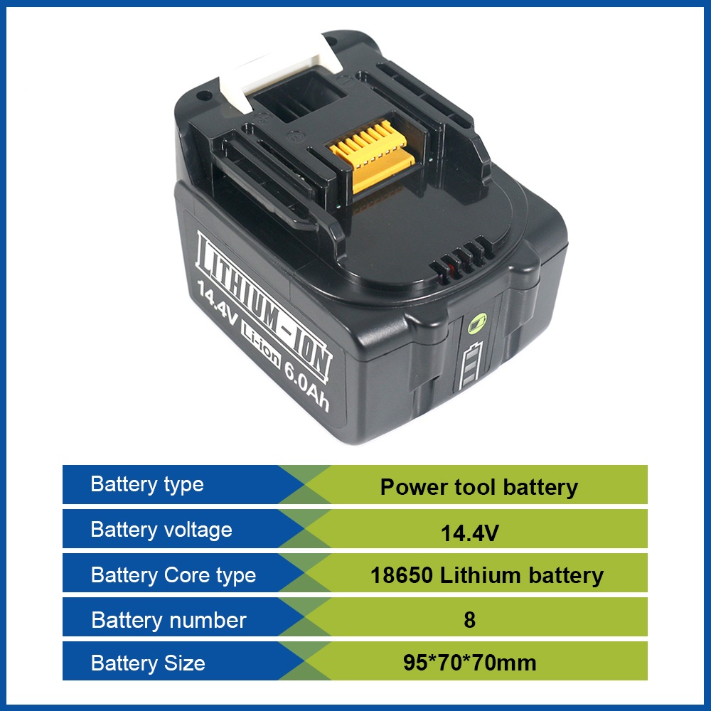For Makita 14.4V 6.0Ah 5.0Ah L - đánh giá và giá Makita Drill Hp1640