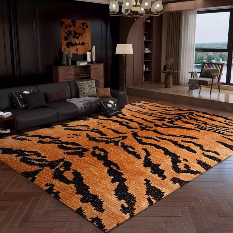 Retro Leopard Print Living Roo - đánh giá và giá Commercial Printing Online